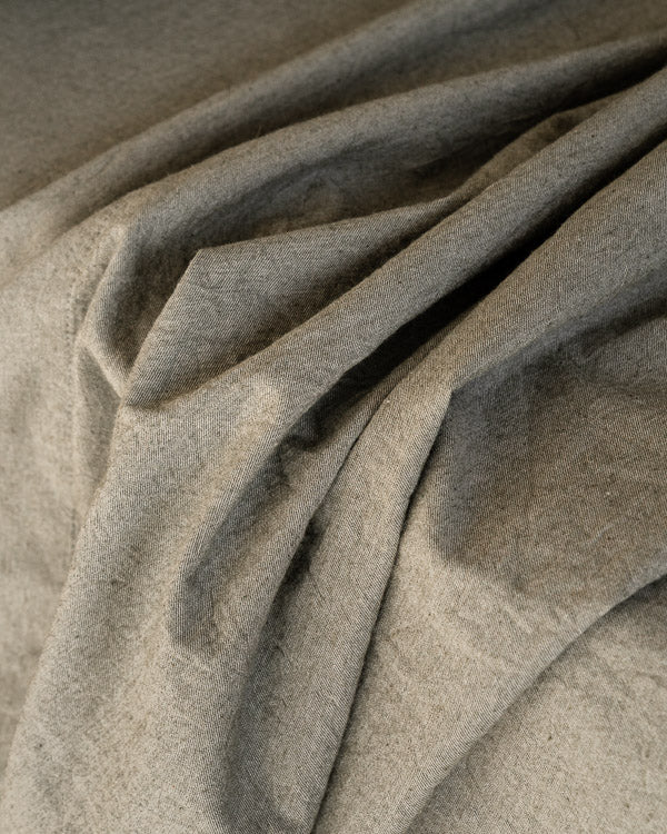 Classic Micro Twill Solid Melange Sheet Set Moss - Image 3