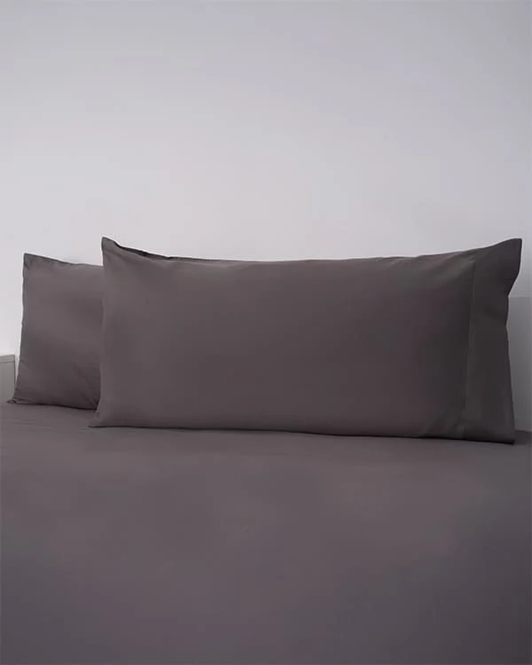 Luxe Sateen Sheet Set Steel Grey - Image 6