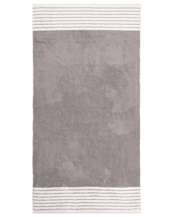 Micro Stripe Bath Bundle - 2 Pack - Grey - Image 2
