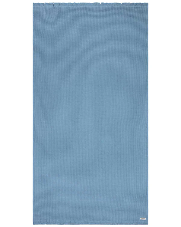 Micro Waffle XL Bath Bundle - Slate Blue - Image 2