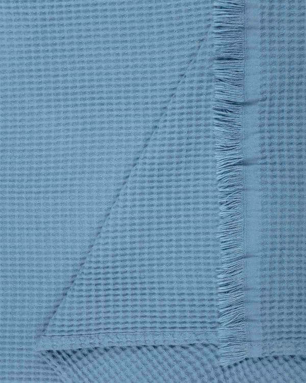 Micro Waffle XL Bath Bundle - Slate Blue - Image 6