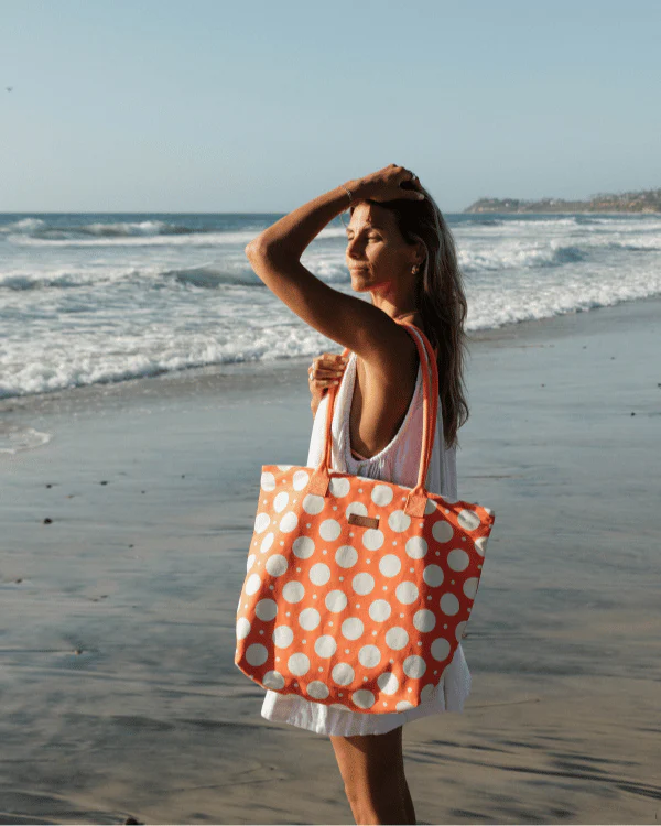 Polka Dot Beach Tote - Image 6