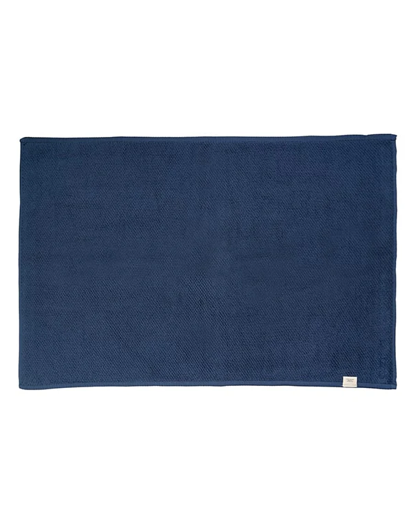 Willow Bath Mat - Navy - Image 3